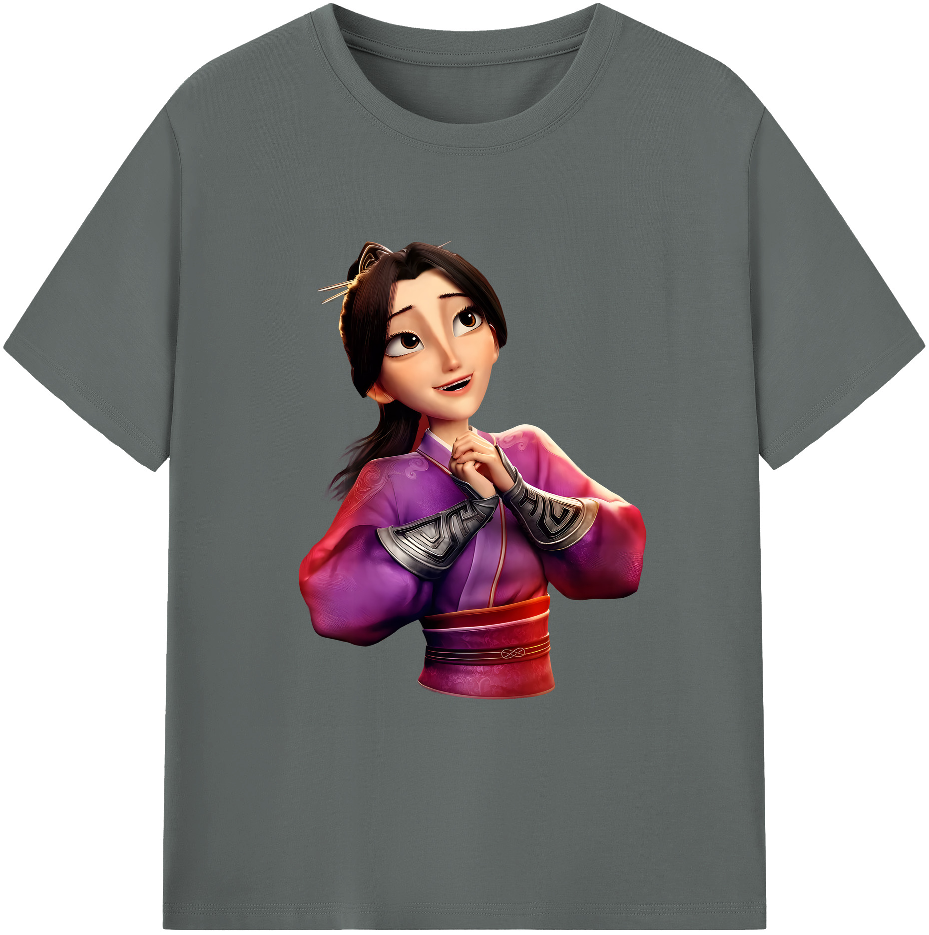 （画像用） Ne Zha 2 ナタ 魔童の大暴れ 綿100％ メンズ半袖Tシャツ｜肌触りやわらか＆通気性